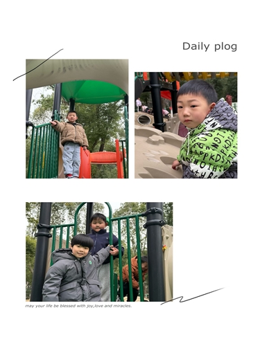 中3班：滑梯上的小飞侠