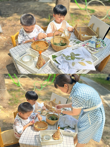 中3班：制作香包