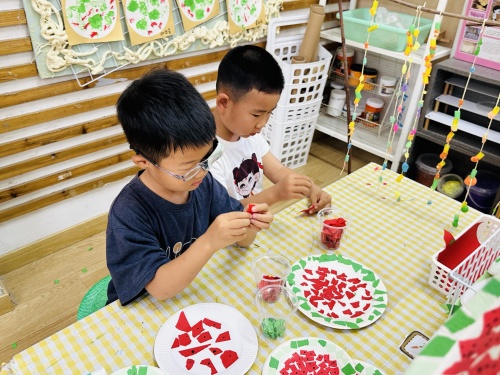 小3班   制作夏天的美食